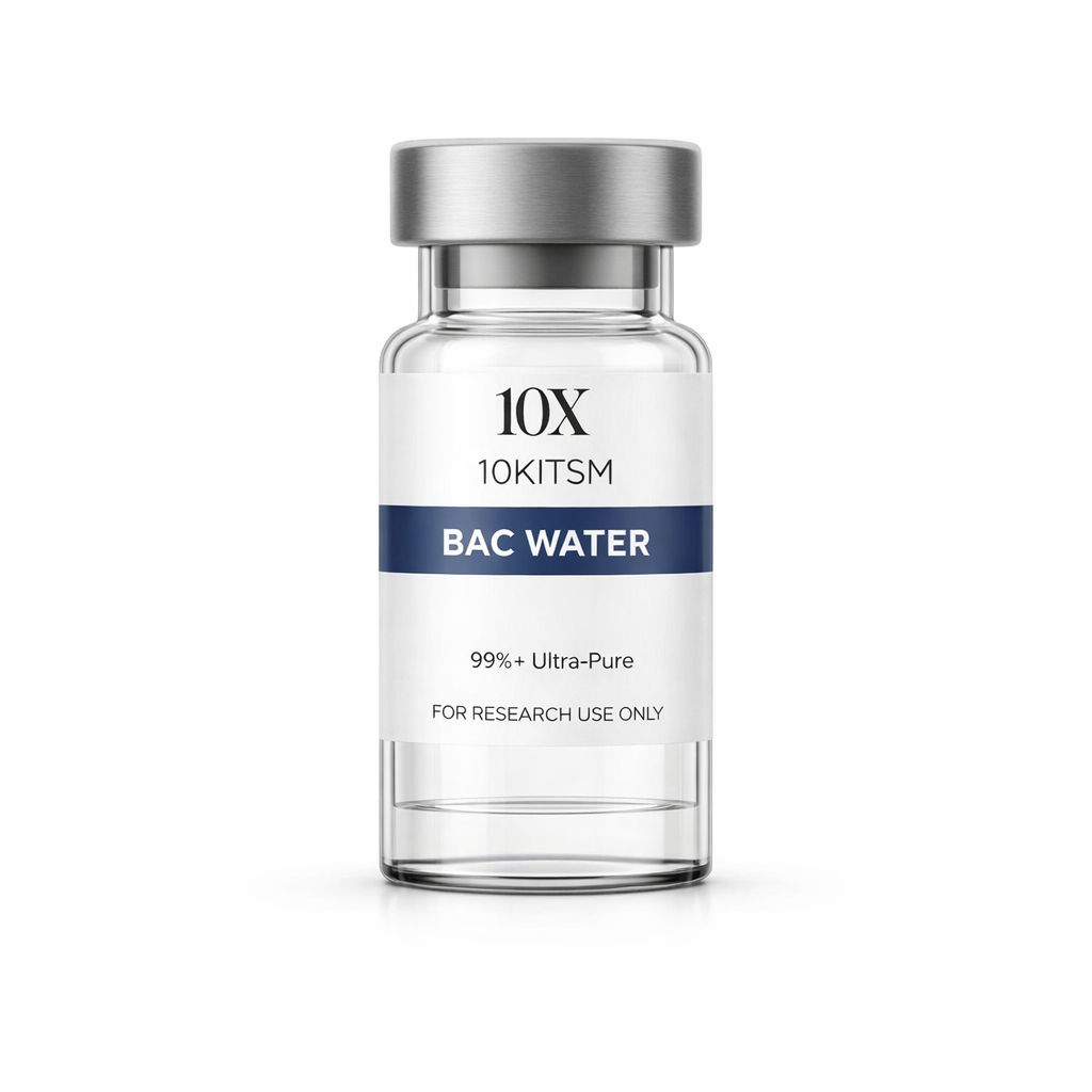 BAC Water research peptide vial
